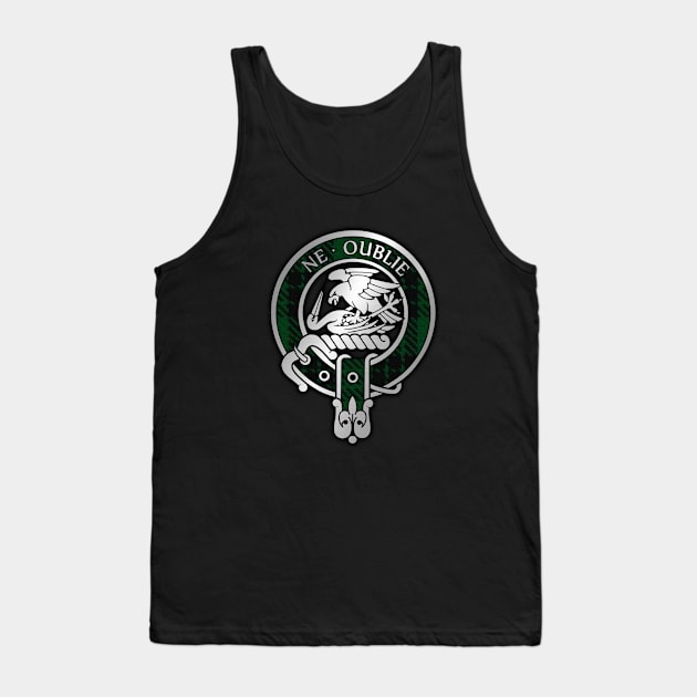 Clan Graham Crest & Tartan Tank Top by Taylor'd Designs